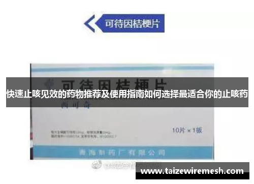 快速止咳见效的药物推荐及使用指南如何选择最适合你的止咳药