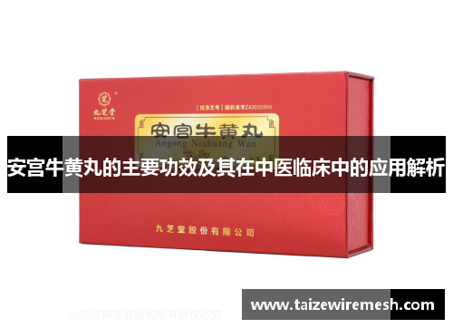 安宫牛黄丸的主要功效及其在中医临床中的应用解析